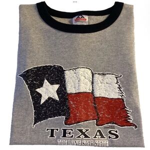 Texas the Lonestar state heavy cotton T-shirt Extra large